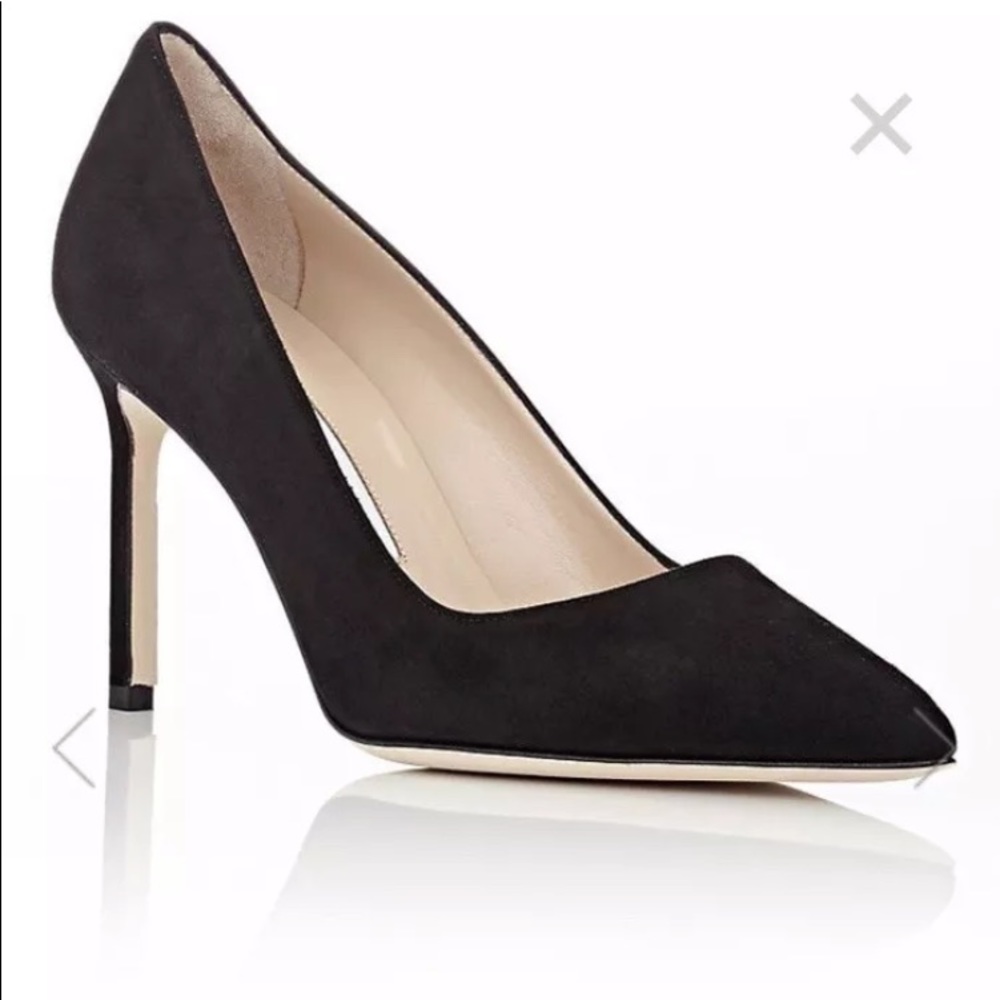 BRAND NEW! Manolo Blahnik BB Black suede Size 39.5
